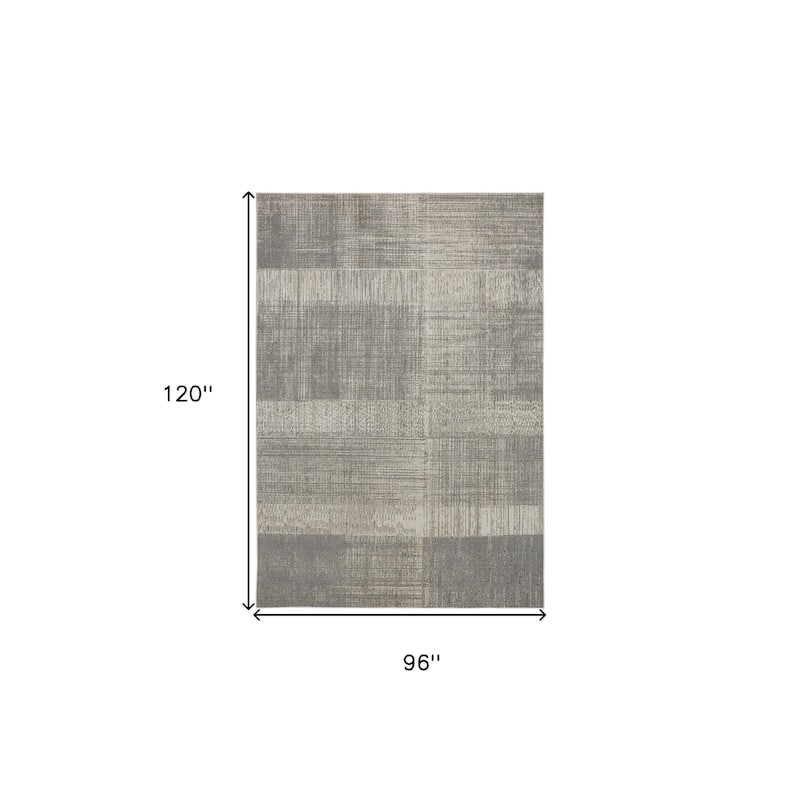 Zibu Abstract Modern Non Skid Woven Area Rug By HomeRoots