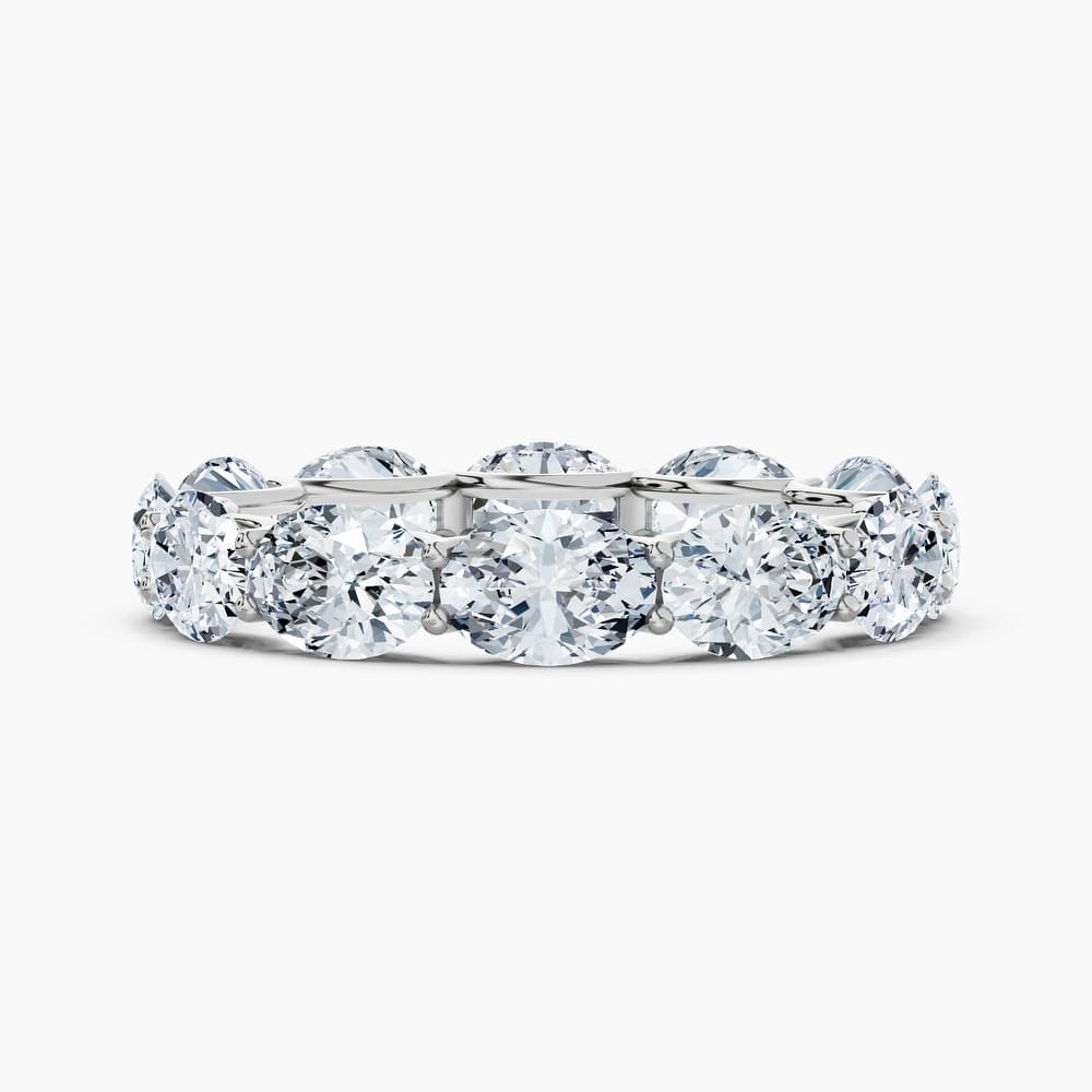 Auriya 14k Gold Oval East-West Lab Grown Diamond Eternity Band 1.80 - 8.25 ct. tw. (F-G, VS)