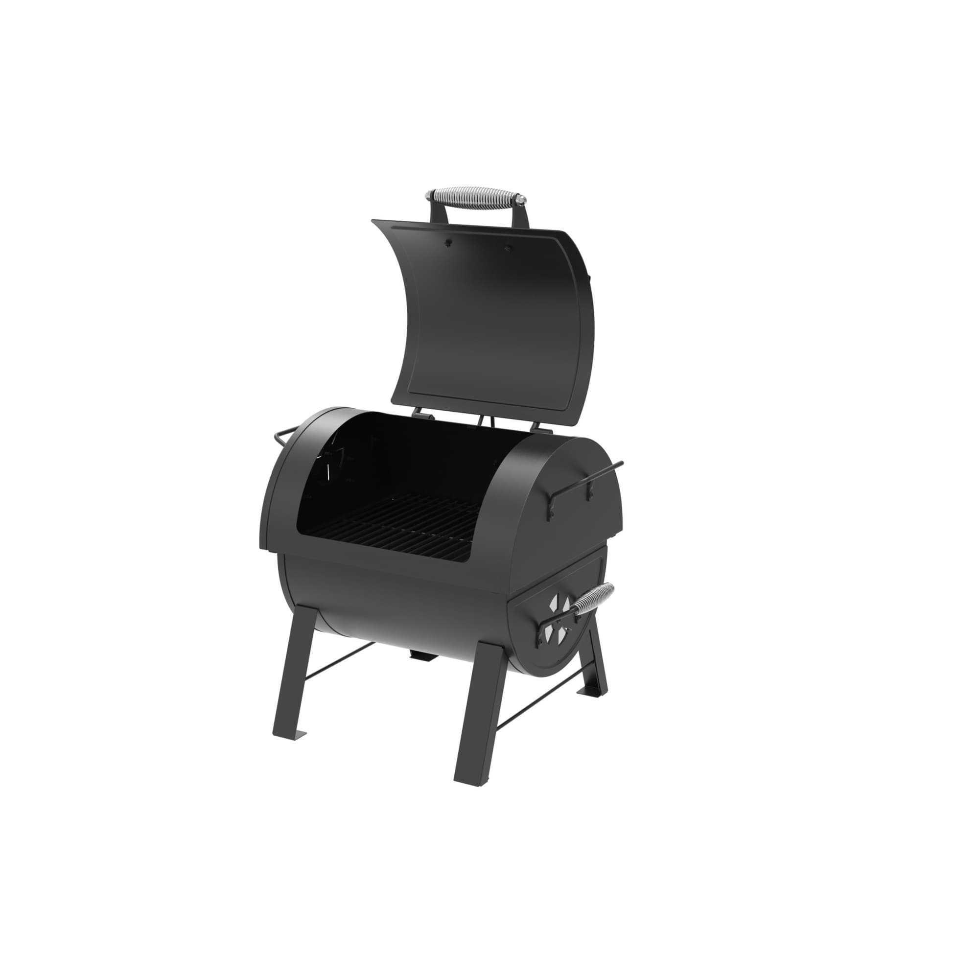 Dyna-Glo 18 Inch Wide Free Standing Charcoal Grill with Side