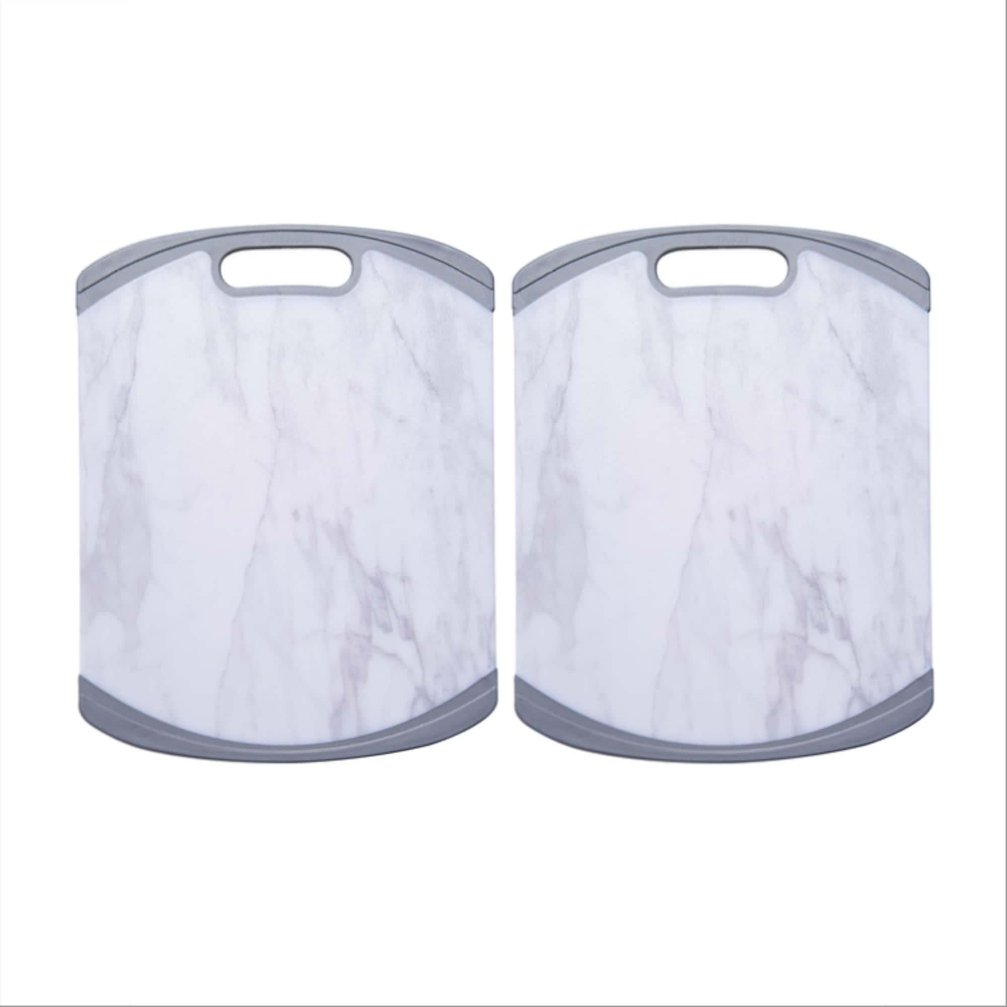 Farberware Set of 2 Marble Cutting Boards - 11 in x 14 in