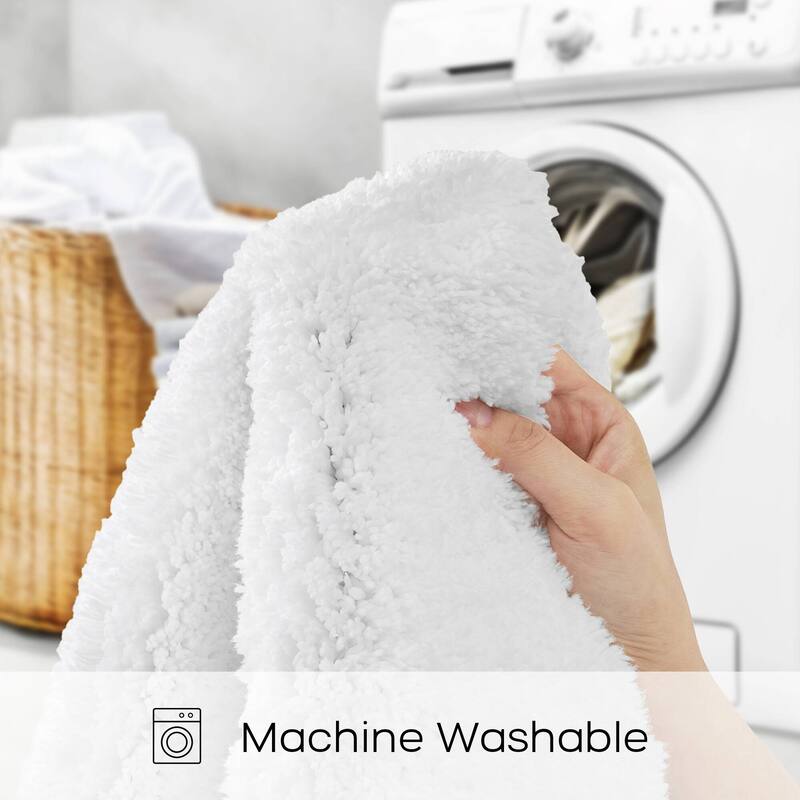 Madison Park Signature Marshmallow Bath Rug