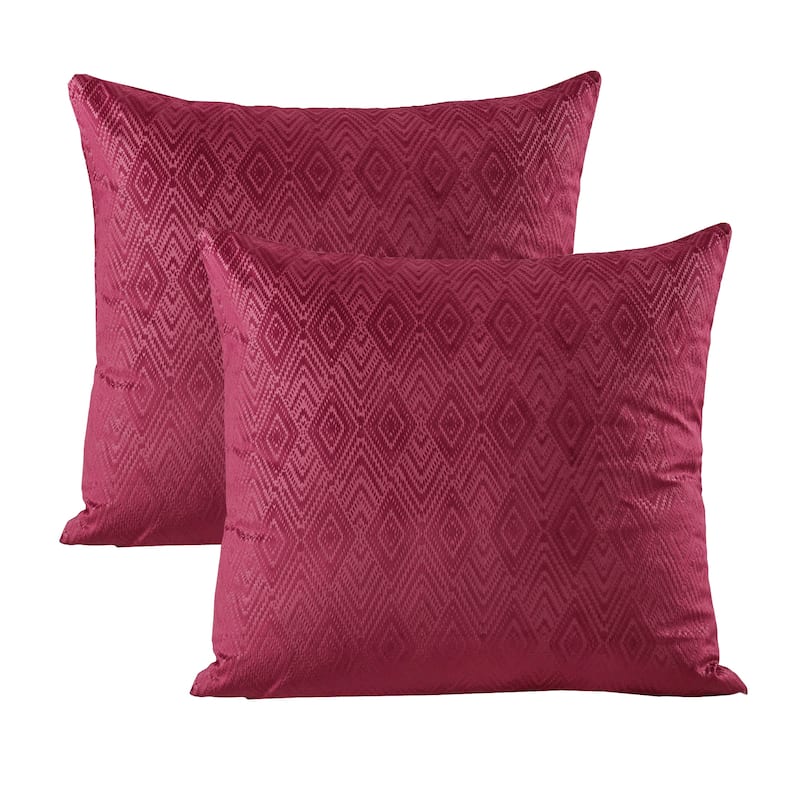Tonopah Ikat Velvet Throw Pillow Cover Set, NO INSERT