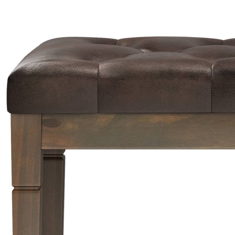 WYNDENHALL Hopewell 48 inch Wide Traditional Rectangle Ottoman Bench