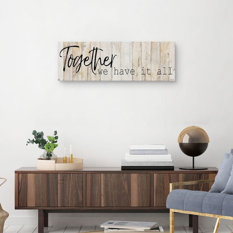 Together Canvas Art Print