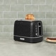 preview thumbnail 10 of 17, HADEN Starbeck 2-Slice Toaster Wide Slot with Removable Crumb Tray, Variable Browning Control Black