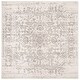 preview thumbnail 25 of 74, SAFAVIEH Madison Snowflake Medallion Rustic Farmhouse Distressed Rug 10' Square - Silver/Ivory