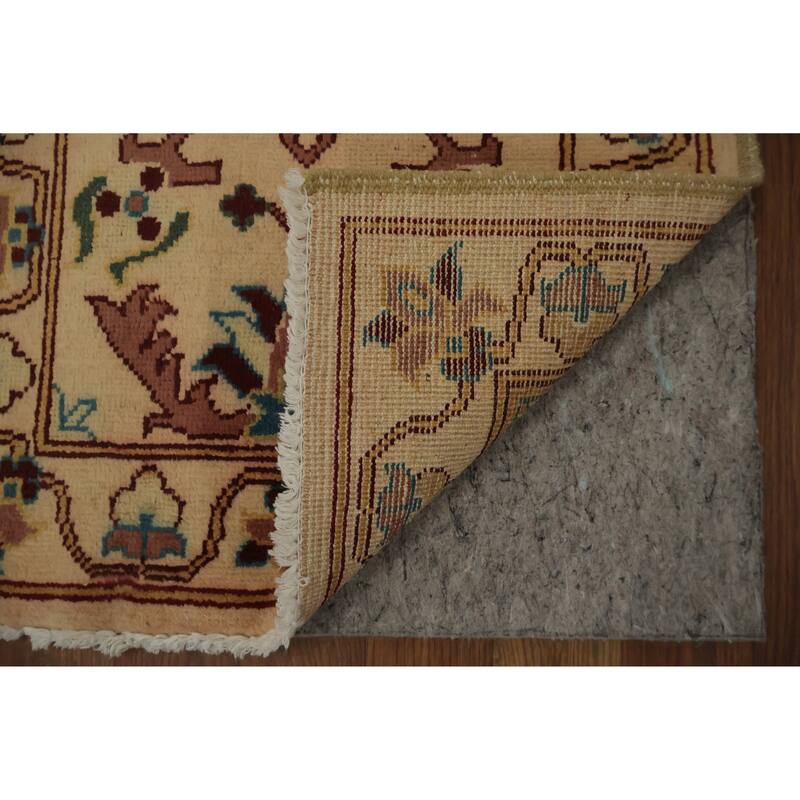 Hand Knotted Oriental 100% Wool Carpet Traditional All-Over Peach Chobi-Peshawar Area Rug - 3' 0'' X 2' 0''