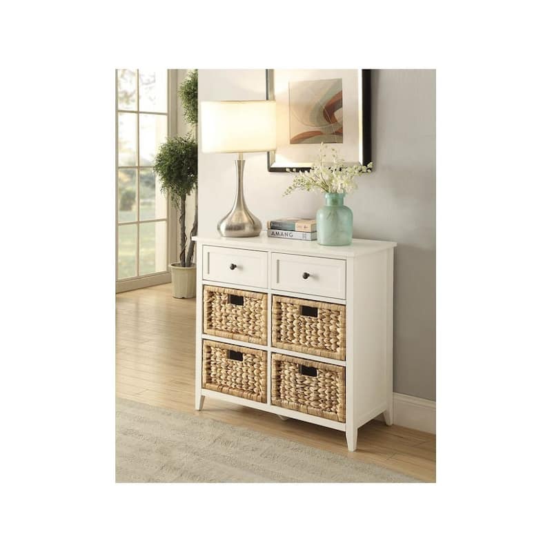 Modern Console Table - White