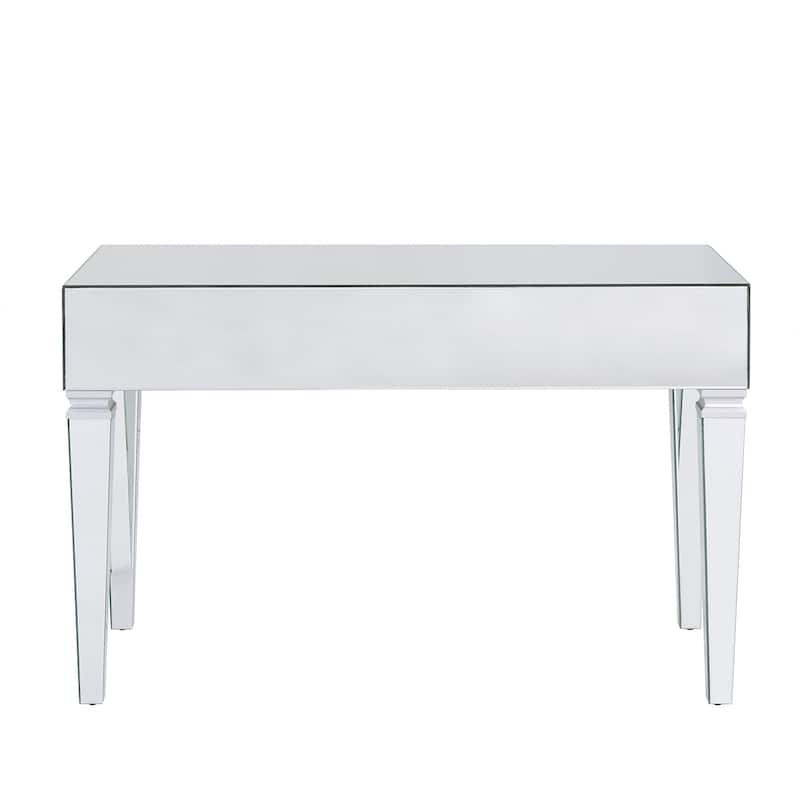 Dakota Silver Mirrored Desk