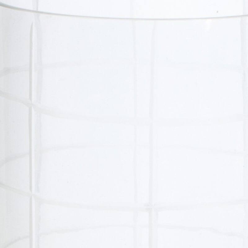 HomeRoots 2" Silver Flameless Tabletop Hurricane Candle Holder - 8