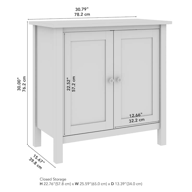 Mayfield Accent Storage Cabinet with Doors by Bush Furniture