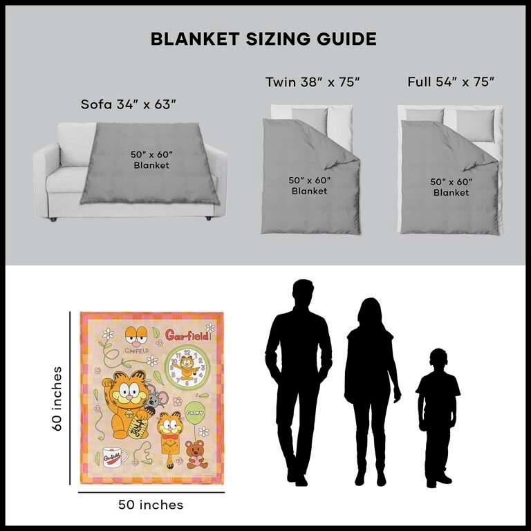 Nickelodeon Garfield Silk Touch Throw Blanket