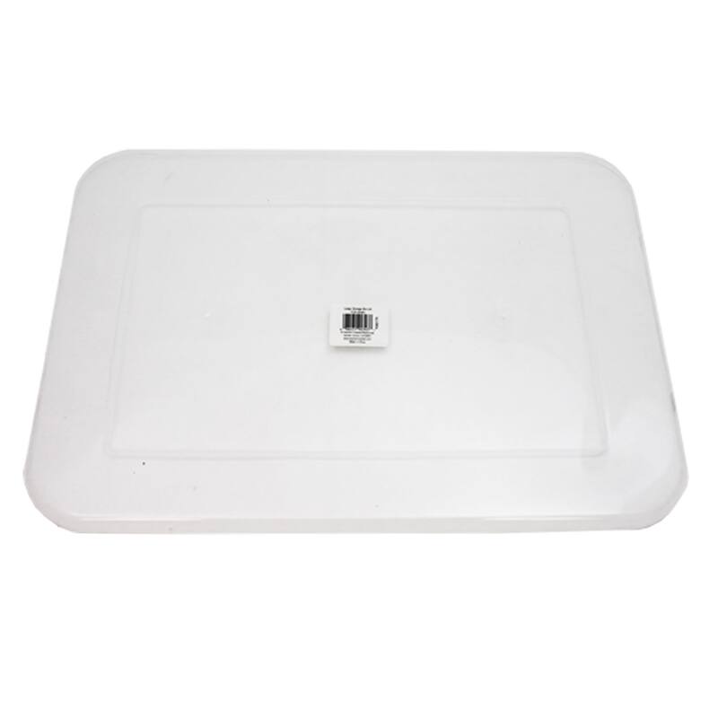 Teacher Created Resources Clear Plastic Storage Bin Lid - Large, Pack of 6