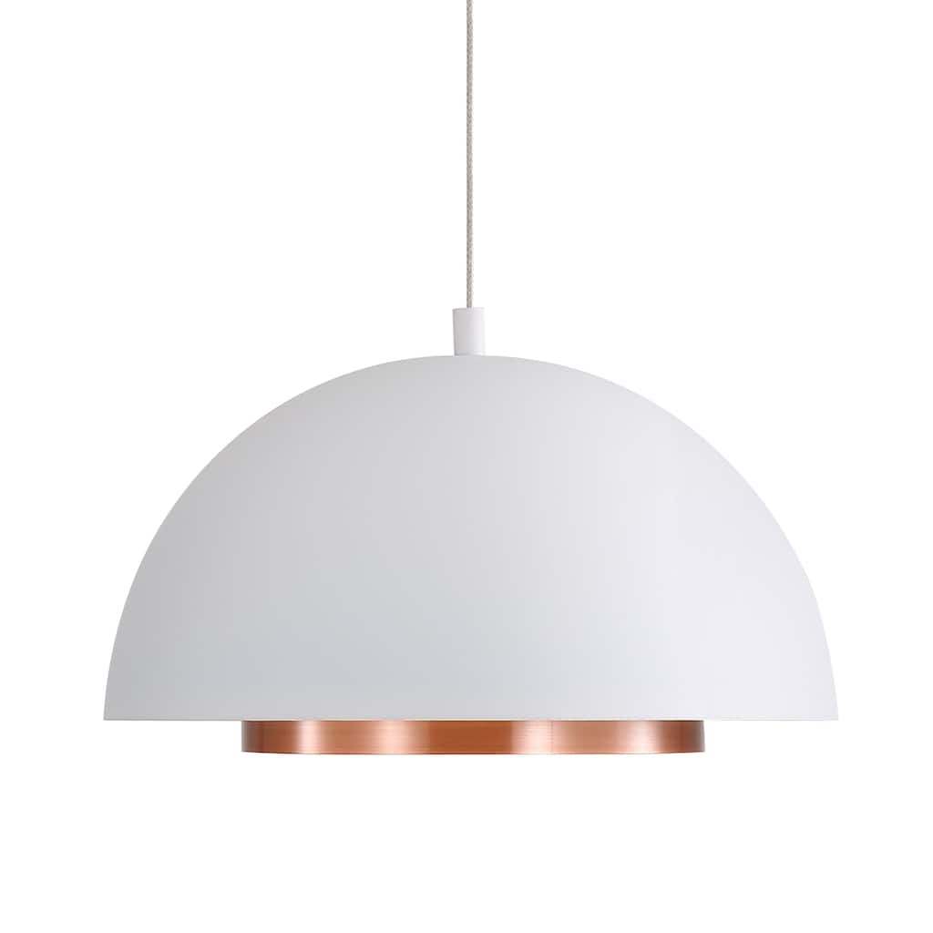 Wry Lighting Solsken Integrated LED 7in Pendant in Sand White