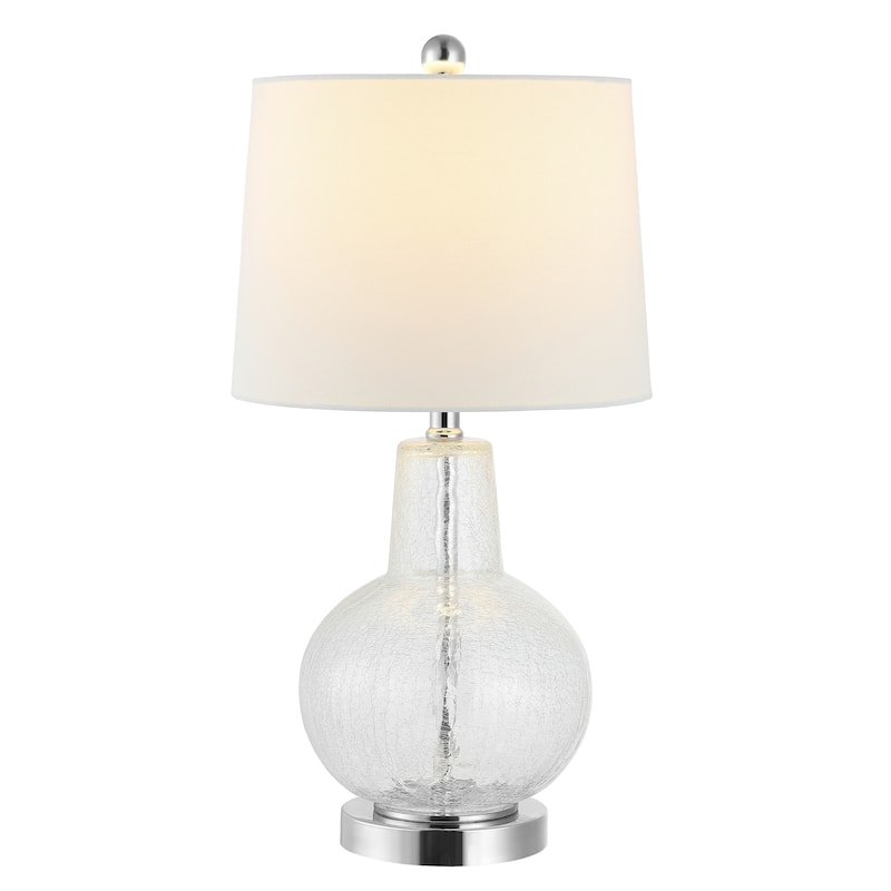 SAFAVIEH Lighting Atlas 24-inch Glass LED Table Lamp. - 12" W x 12" L x 24" H