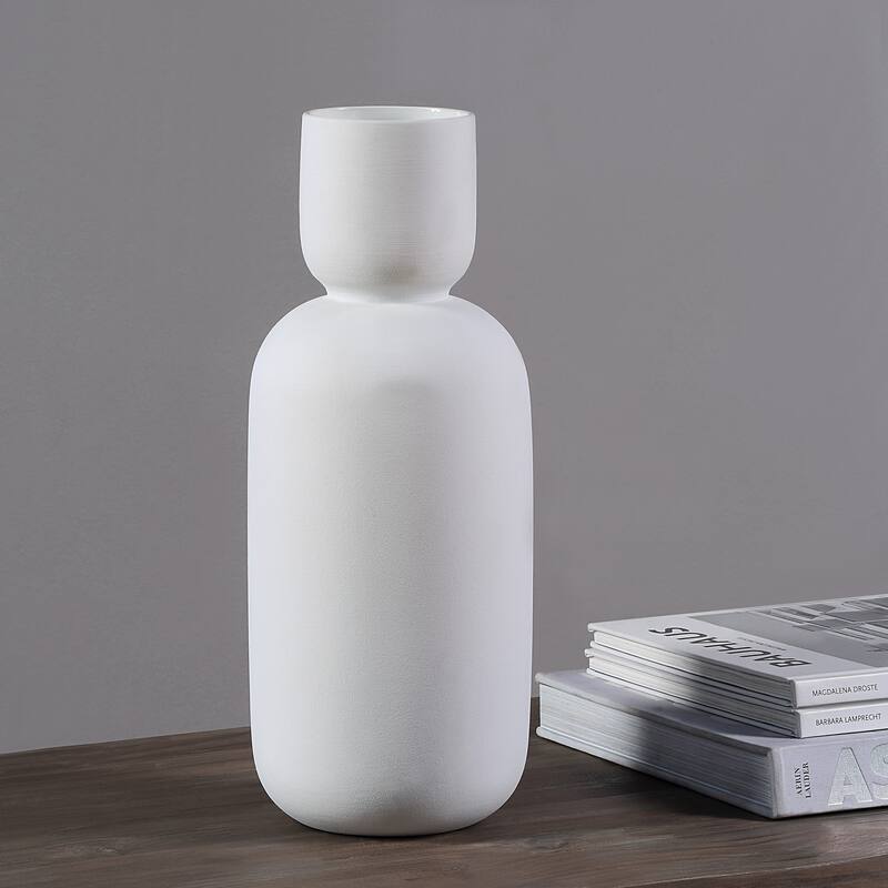 Renwil Dior Indoor Ceramic Vase, Off-White
