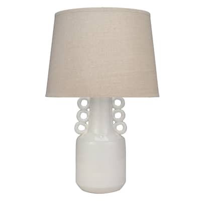 Jamie Young Circus Ceramic Table Lamp with Linen Shade