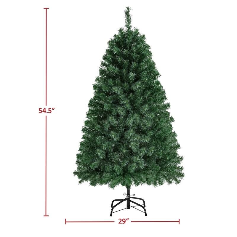 Yaheetech Premium Spruce Hinged Artificial Full Christmas Tree