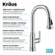 preview thumbnail 27 of 144, Kraus 2-Function 1-Handle 1-Hole Pulldown Sprayer Brass Kitchen Faucet