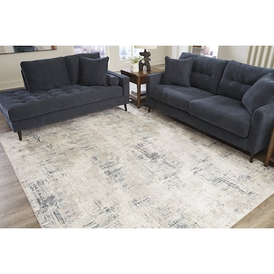 Signature Design by Ashley Gentor Blue/Ivory Rug