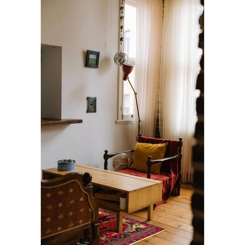 ECARPETGALLERY Hand-knotted Teimani Red Wool Rug - 2'5 x 4'10