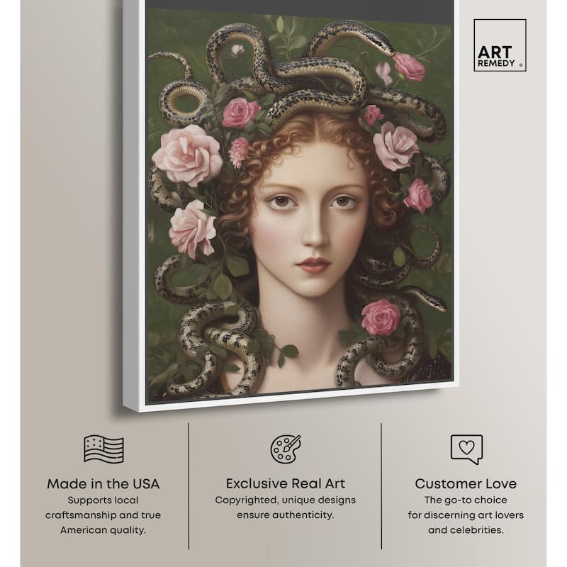 Medusa Canvas by Art Remedy