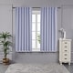 preview thumbnail 26 of 65, Deconovo Mix & Match Blackout and Bronze Print White Sheer 4 Piece Curtain Panel Set