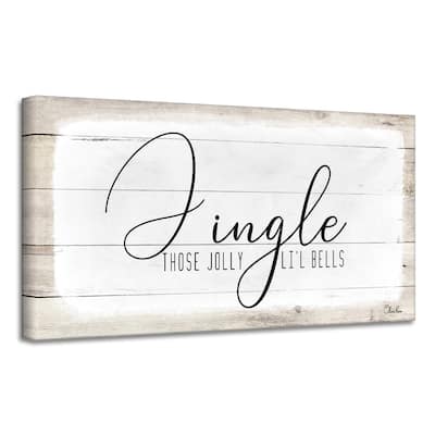 Ready2HangArt 'Jingle' Holiday Canvas Wall Art by Olivia Rose