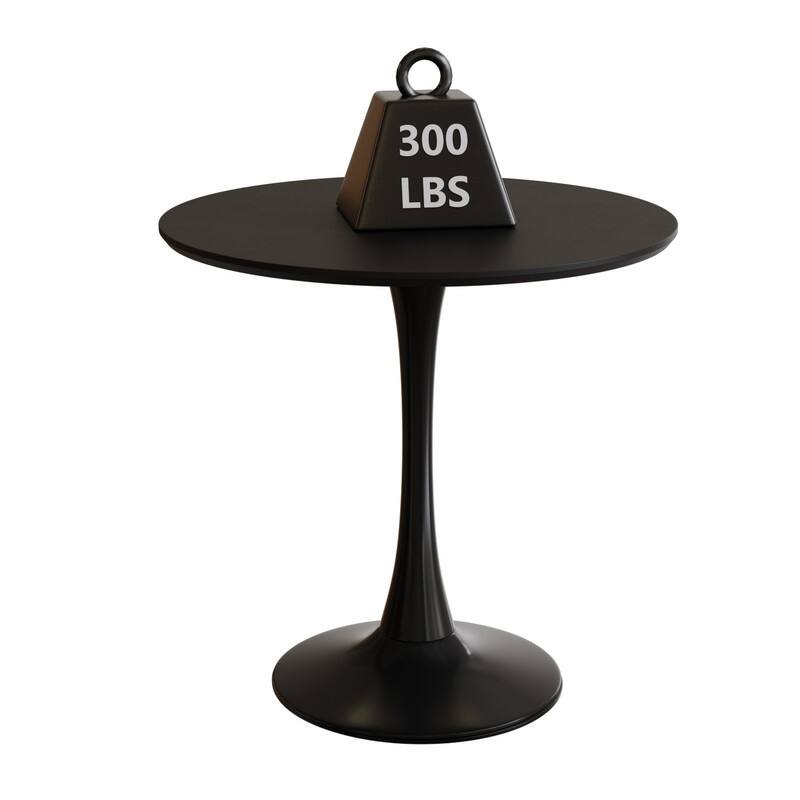 31.5" Round Dining Table 2-4 People with MDF Table Top&Pedestal Base(only table)