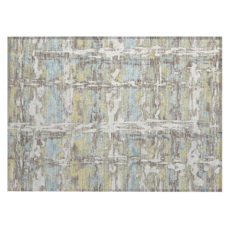 Machine Washable Indoor/ Outdoor Casual Fowler Chantille Rug