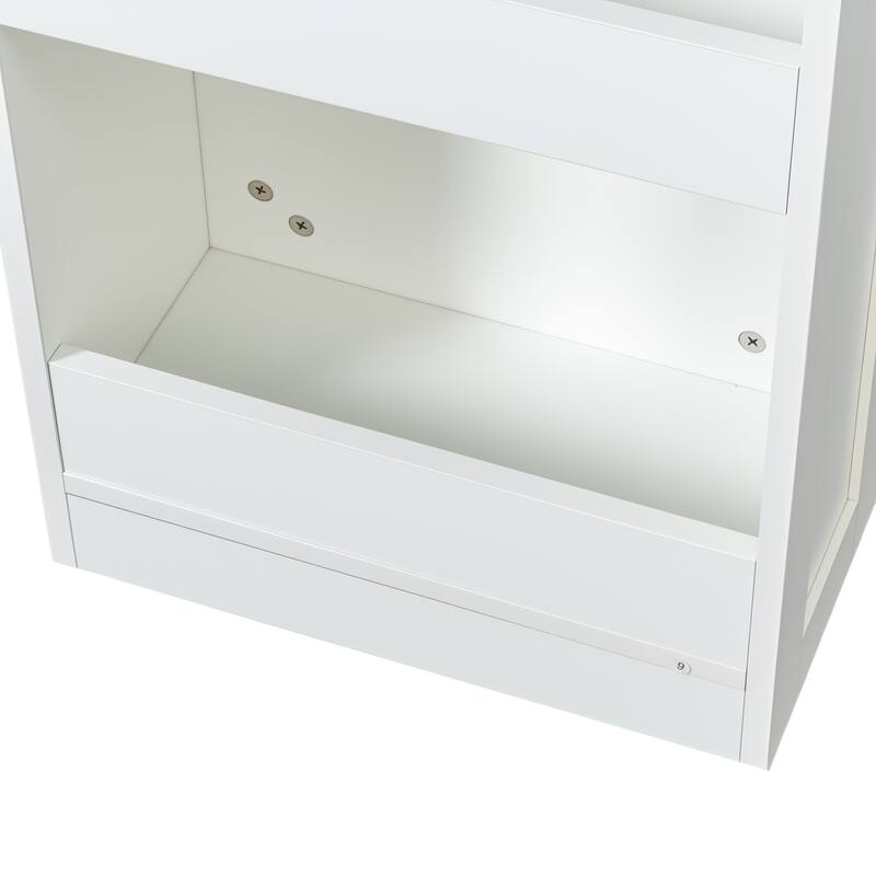 7 Tier Multi-Functional Pull-Out Multi-Tier Storage Single-Sided Open Shelf For Kitchen, Living Room & Narrow Spaces