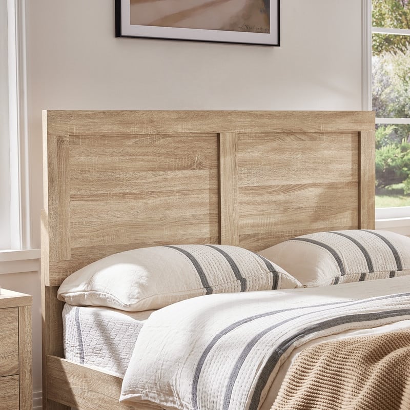 Spruce & Spring Scout 3-Piece Solid Wood Bed Set with Platform Bed Frame and 2 Nightstands