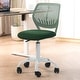 preview thumbnail 39 of 91, HomyLin Armless Swivel Kids Desk Chair with Mesh Padded Seating