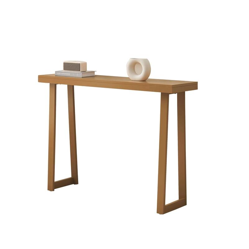 Claude Collection Wood 44" Modern Console Table with Shelf