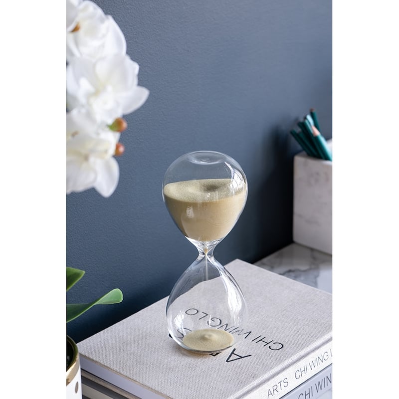 8" Ferdinand 30-Minute Hourglass, Bisque Sand