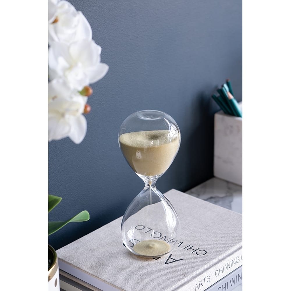 8" Ferdinand 30-Minute Hourglass, Bisque Sand