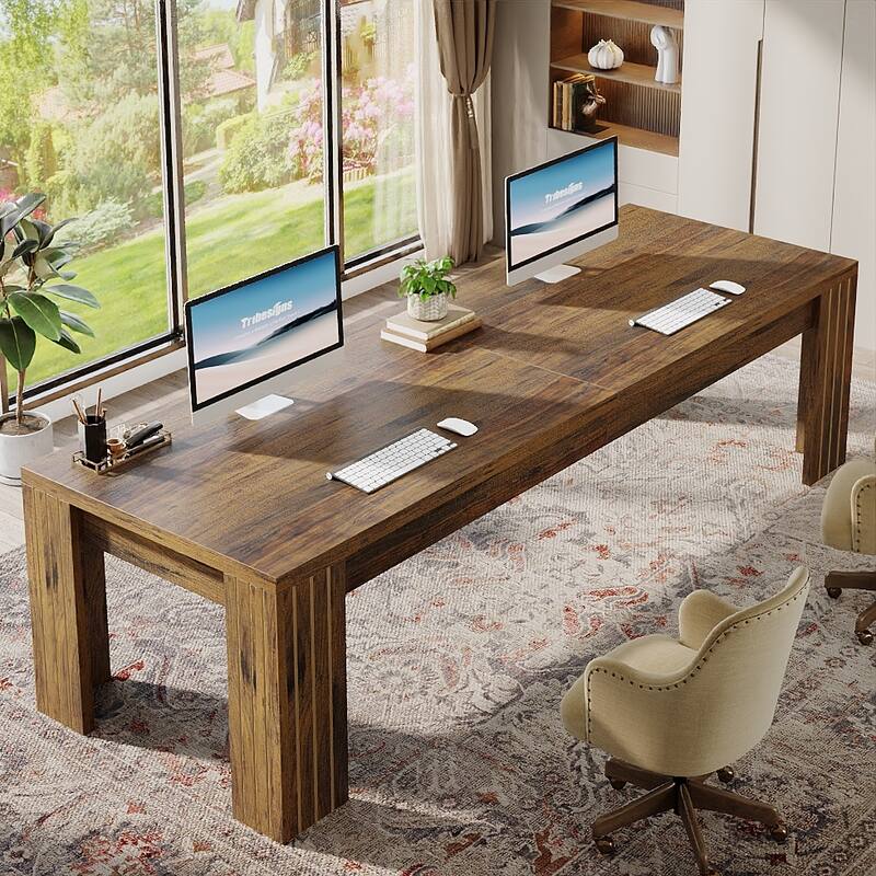 78.7-Inch Extra Long Computer Desk for 2 Person