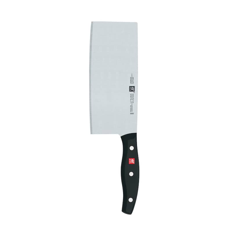ZWILLING TWIN Signature Chinese Chef Knife, Chinese Cleaver Knife, 7-Inch, Stainless Steel, Black - 7-inch - Stainless Steel - 7-inch
