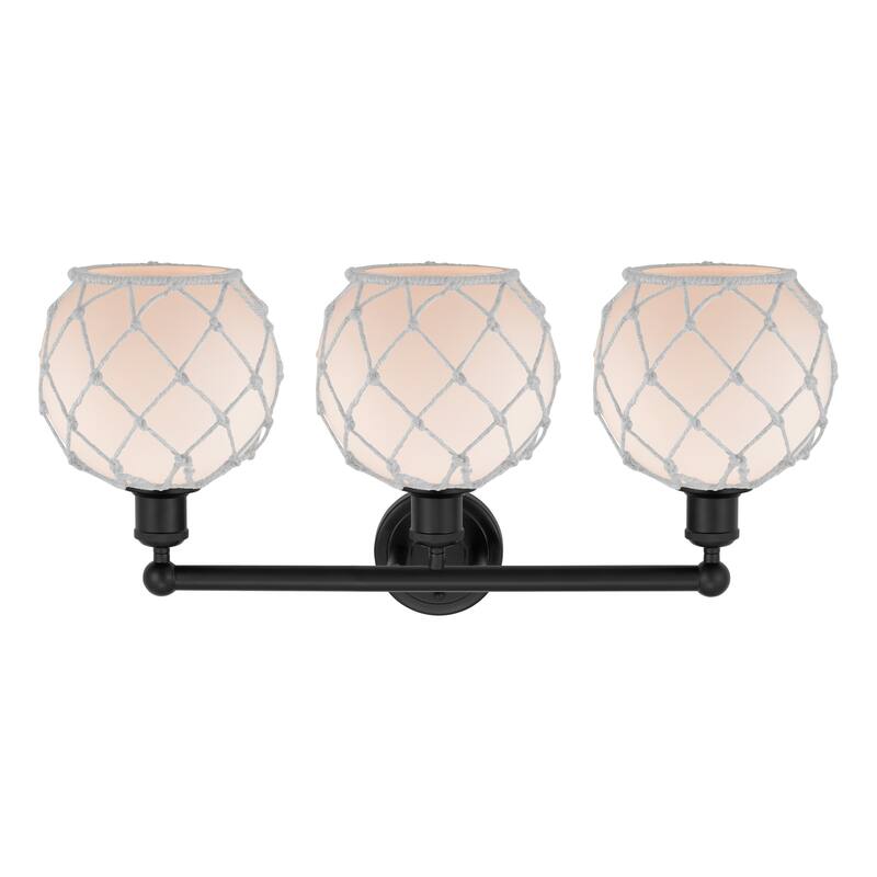 Innovations Lighting Endless Possibilities Edison - Farmhouse Rope - 3 Light 26" Bath Vanity Light