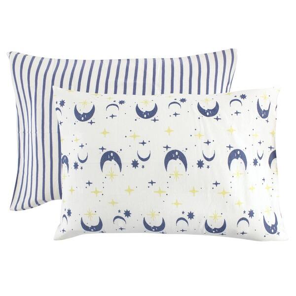 slide 1 of 1, Touched by Nature Baby Organic Cotton Toddler Pillowcase, Moon, One Size - Moon Moon - One Size