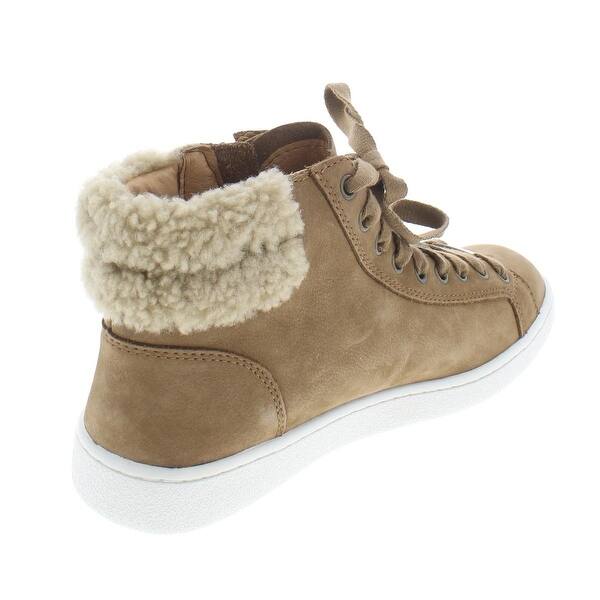 Shop Ugg Womens Olive Casual Shoes Leather Lace Up 8 5 Medium B