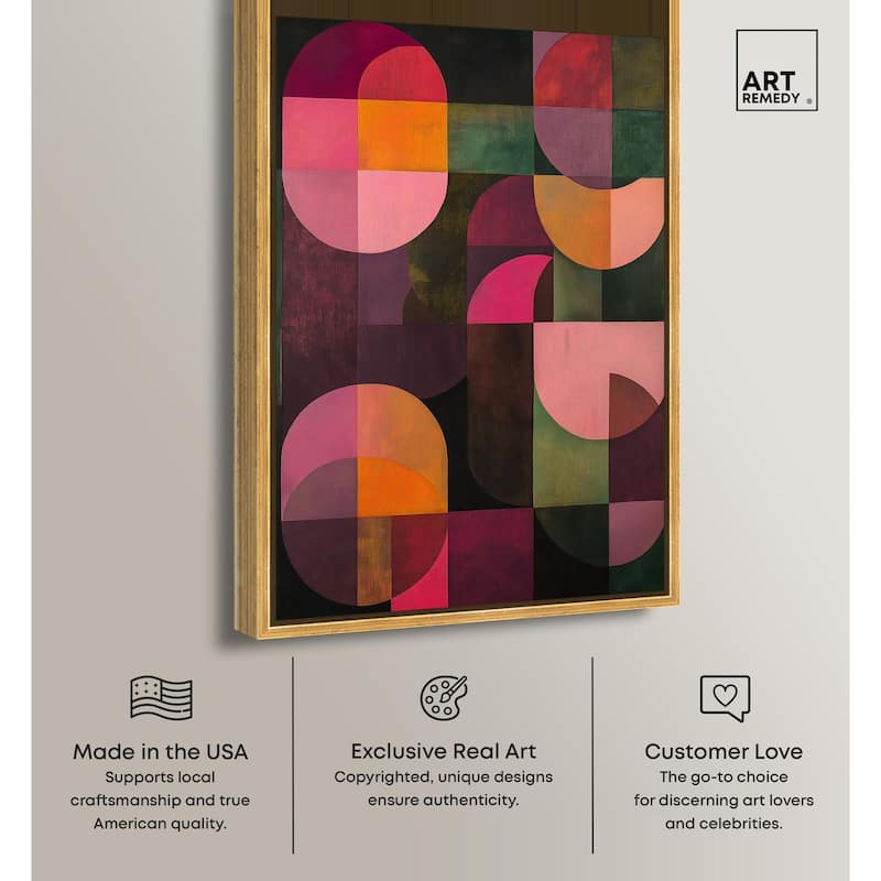 Bauhaus Romance Canvas by Art Remedy