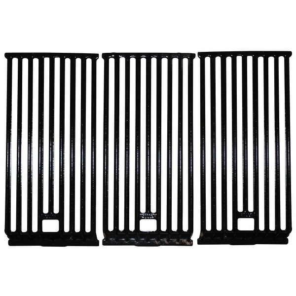 3pc Gloss Cast Iron Cooking Grid for Broilmaster Gas Grills 21.75" - N/A