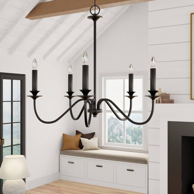 Bellevue CACH61310 5 Light 26" Wide Candle Style Chandelier