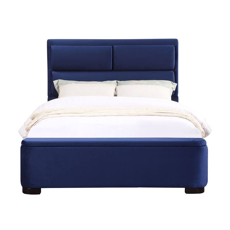 Furniture of America Otjen Modern Upholstered Storage Bed