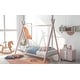 preview thumbnail 12 of 25, White Metal Twin House Bed Tent Frame with Slat, No Box Spring Needed