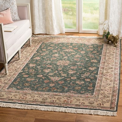 SAFAVIEH Couture Hand-knotted Tabriz Floral Pantxika Traditional Oriental Wool