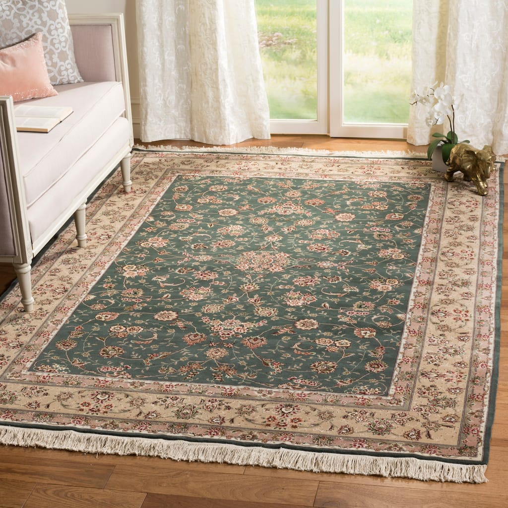 SAFAVIEH Couture Hand-knotted Tabriz Floral Pantxika Traditional Oriental Wool