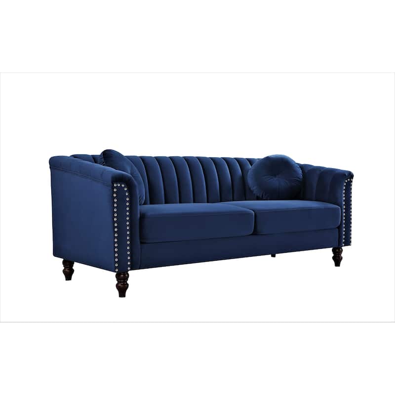 Hills Tufted Back Nailhead 75.2" Sofa