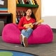 preview thumbnail 15 of 62, Jaxx 4' Lounger Bean Bag Chair Fucshia